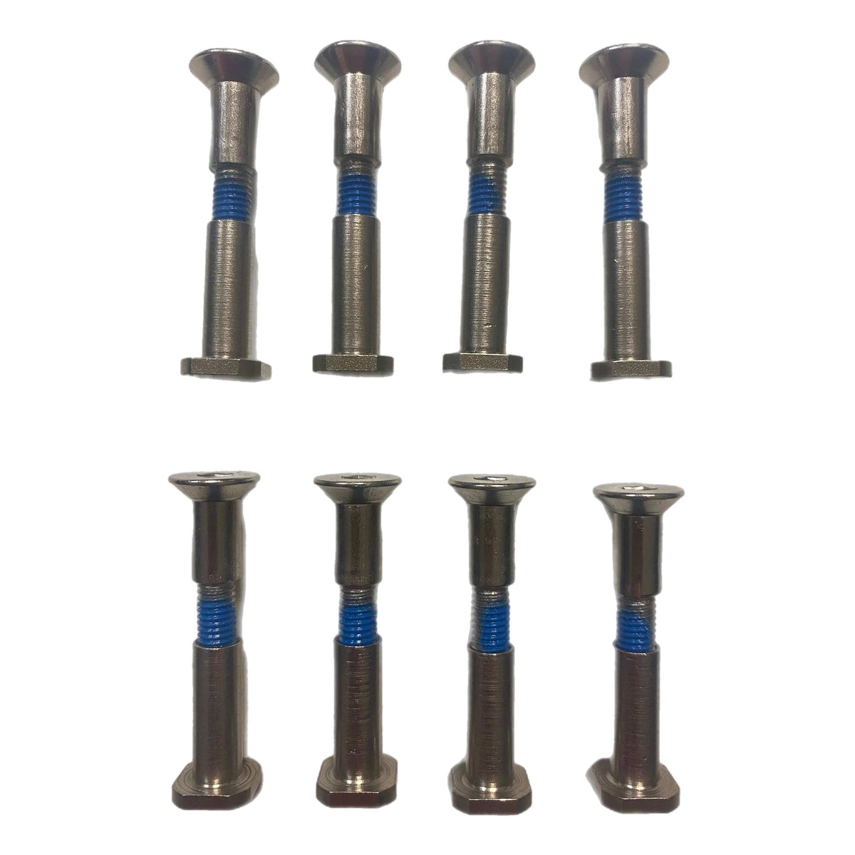 Helo 6mm Square Head Wheel Axle Bolts - 8 Pack