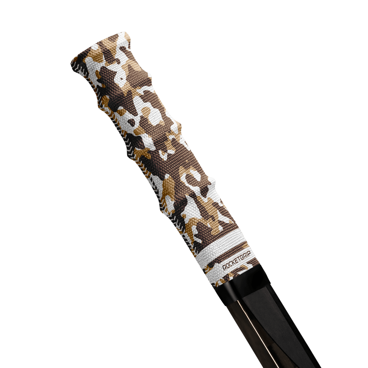 RocketGrip Color Fabric Hockey Grip - Camo Brown